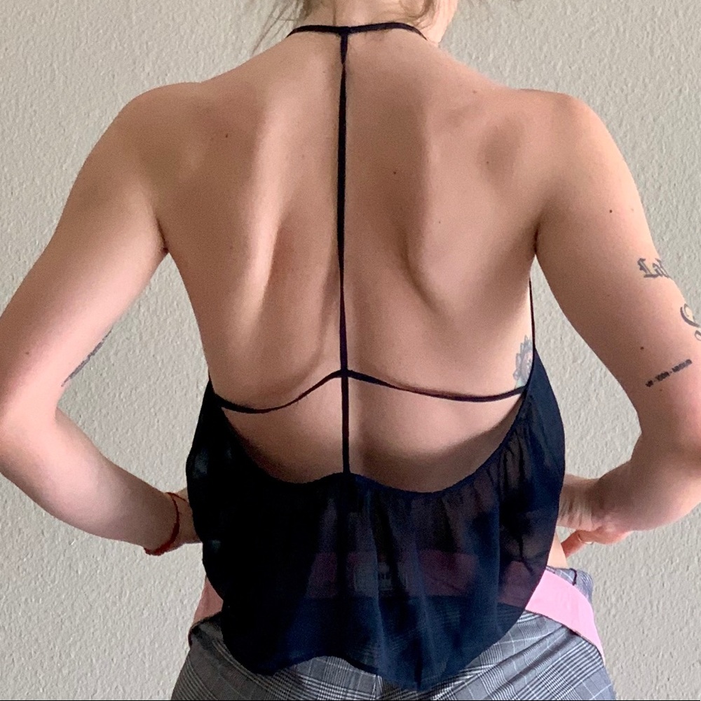 Sheer Strappy Tank